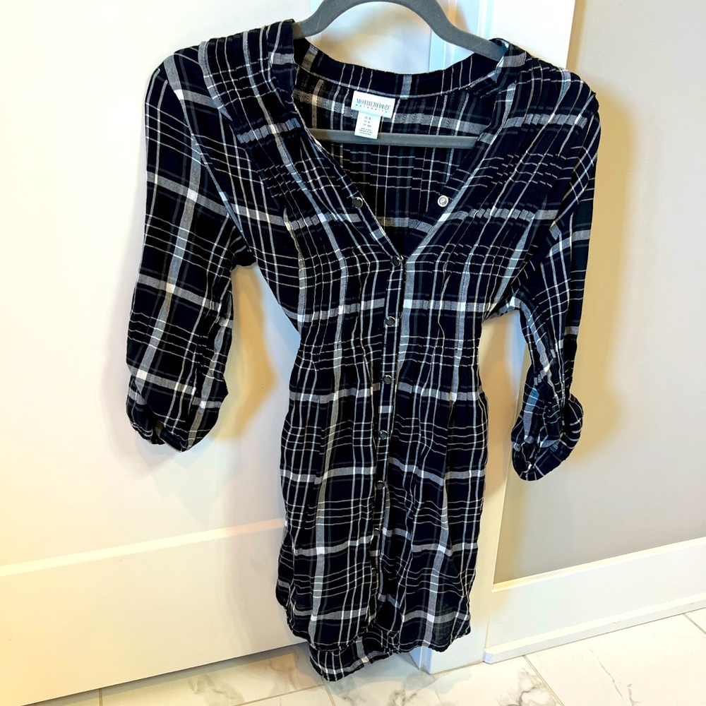 Motherhood Small Maternity Plaid